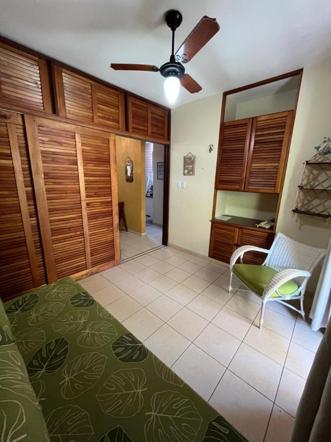 De Frente Pra Praia Apartamento Da Cris Taperapua - Condominio America Praia Flat 포르투세구로 외부 사진